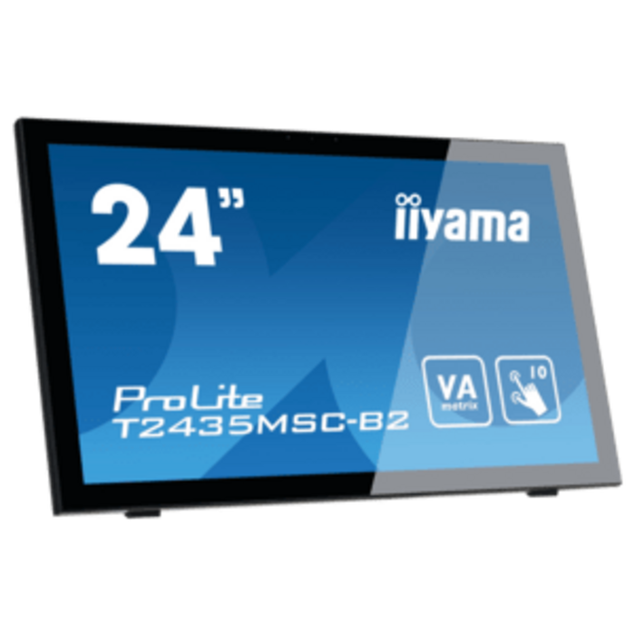 IIYAMA iiyama ProLite T24XX, Full HD, USB, kit (USB), noir | T2452MSC-B1