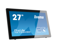IIYAMA iiyama ProLite T27XX, 68,6 cm (27''), capacitif projeté, Full HD, USB, kit (USB), noir | T2755MSC-B1