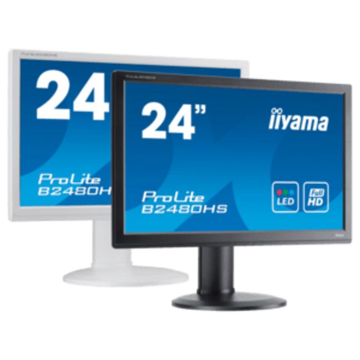IIYAMA iiyama ProLite XUB24, classe énergétique B, Full HD, USB, kit (USB), noir | XUB2463HSU-B1