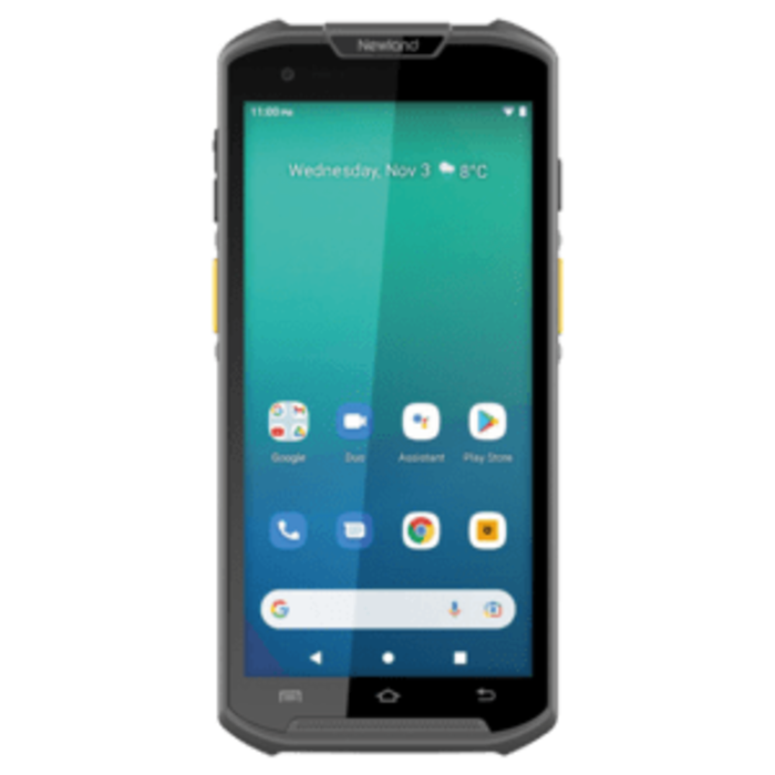 Newland NewLand MT93 Megattera-Serie, 2D, 14 cm (5,5''), GPS, USB-C, BT, Wi-Fi, 4G, NFC, Android, Kit, GMS | NLS-MT9300-W4-AS