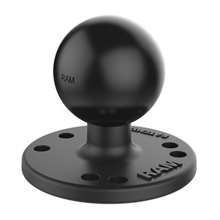 RAM MOUNT Placa redonda con bola para montaje RAM | RAM-202U