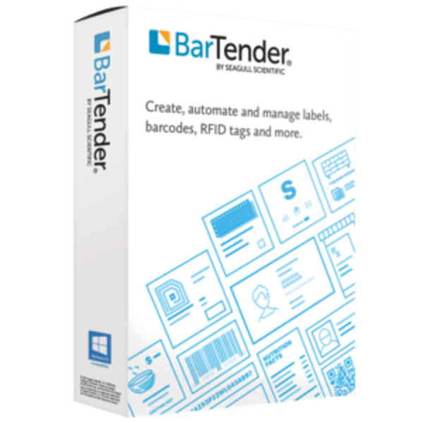 SEAGULL SCIENTIFIC Seagull BarTender 2022 Professional, workstation license, unlimited printers | BTP-WS-SUB-YR
