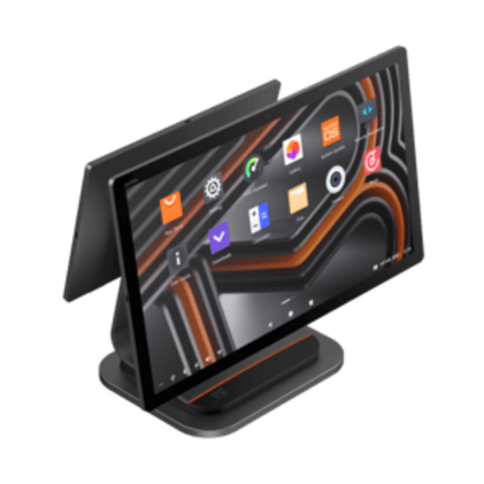 SUNMI SUNMI T3 PRO, NFC, 39.6 cm (15,6''), Full HD, USB, USB-C, BT (BLE), Ethernet, Wi-Fi, Android, black, orange | P01240002
