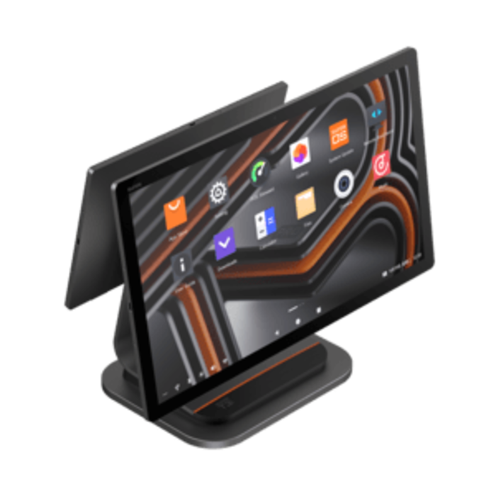 SUNMI SUNMI T3 PRO, NFC, 39,6 cm (15,6''), Full HD, USB, USB-C, Bluetooth (BLE), Ethernet, Wi-Fi, Android, negro, naranja | P01240002