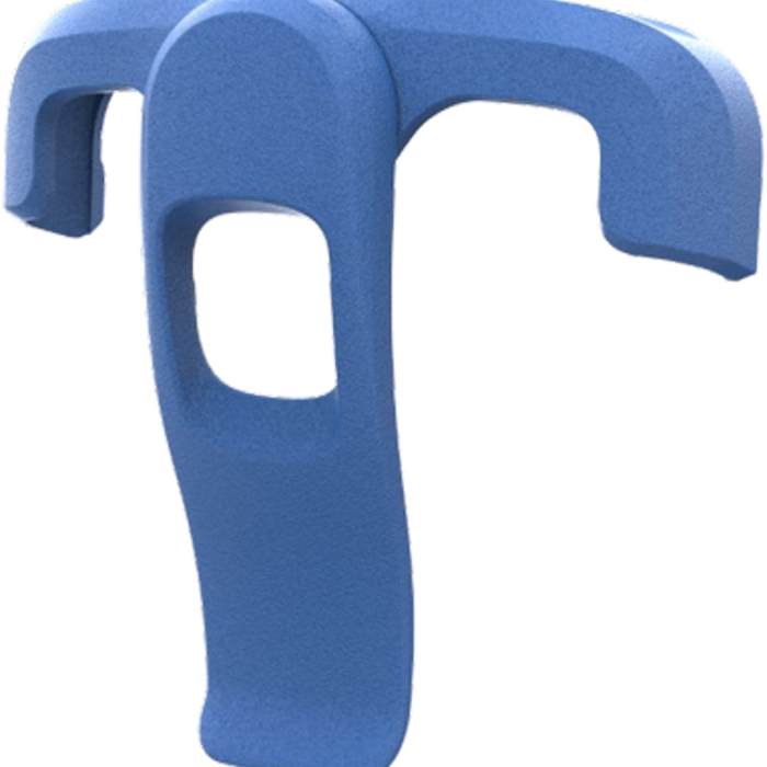 Zebra Clip de transport zèbre, bleu | SG-HC2L5L-CLIP-01