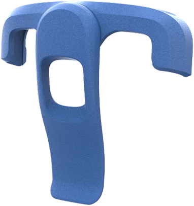 Zebra Clip de transport zèbre, bleu, Un ajout pratique et élégant à vos produits Zebra