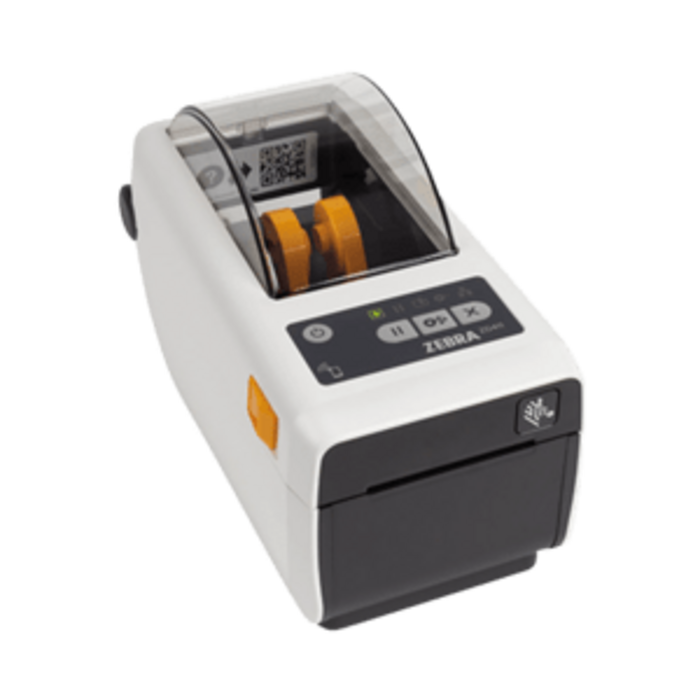 Zebra Zebra ZD411-HC, 8 punti/mm (203 dpi), RTC, USB, Host USB, BT, Wi-Fi, EPLII, ZPLII, kit (USB), bianco | ZD4AH22-D0EW02EZ