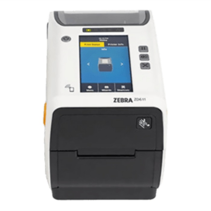 Zebra Zebra ZD611-HC, 12 dots/mm (300 dpi), kleur, USB, BT, Ethernet, WLAN, EPLII, ZPLII, kabel (USB), wit | ZD6AH23-T0EB02EZ
