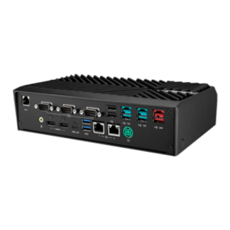 ADVANTECH UBX-210K, USB, USB-C, poweredUSB, RS232, BT, Ethernet, Wi-Fi, 10 IoT Enterprise, black, red | UBX-210K-BEU00