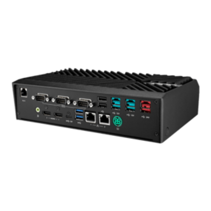 ADVANTECH UBX-210K, USB, USB-C, alimentado por USB, RS232, Bluetooth, Ethernet, WLAN, 10 IoT Enterprise, negro, rojo | UBX-210K-BEU00