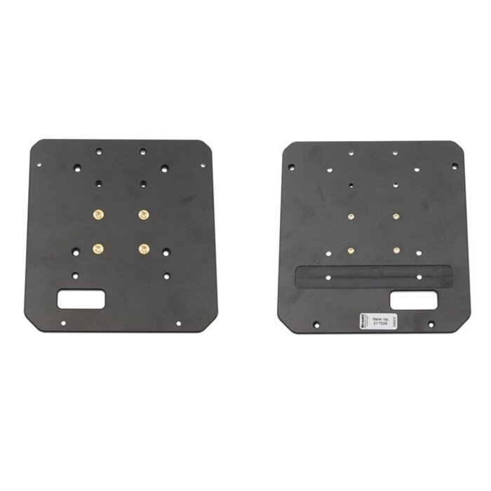 BRODIT Placa de montaje Brodit, 244 g, orificios AMPS