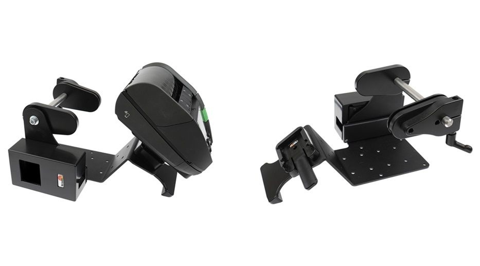 BRODIT Soporte para impresora Brodit, diámetro del núcleo: 25 mm, 1598 g, 127 mm