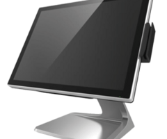 COLORMETRICS Colormetrics P5100, 38.1 cm (15''), Projected Capacitive, USB, USB-C, poweredUSB, RS232, Ethernet, Intel Core i3, fanless, SSD, zwart | P5100i3