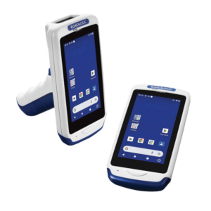 DATALOGIC Datalogic Joya Touch 22, 2D, Gun, USB-C, BT (5.1), Wi-Fi, NFC, Android, GMS, blue, grey | 911400026