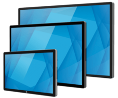 ELO Elo 5554L , 138,6 cm (54,6''), capacitif projeté, 4K, USB-C, Ethernet, kit, noir | E104315