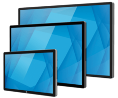 ELO Elo 5554L, 138,6 cm (54,6''), infrarouge, 4K, USB-C, Ethernet, kit, noir | E104520