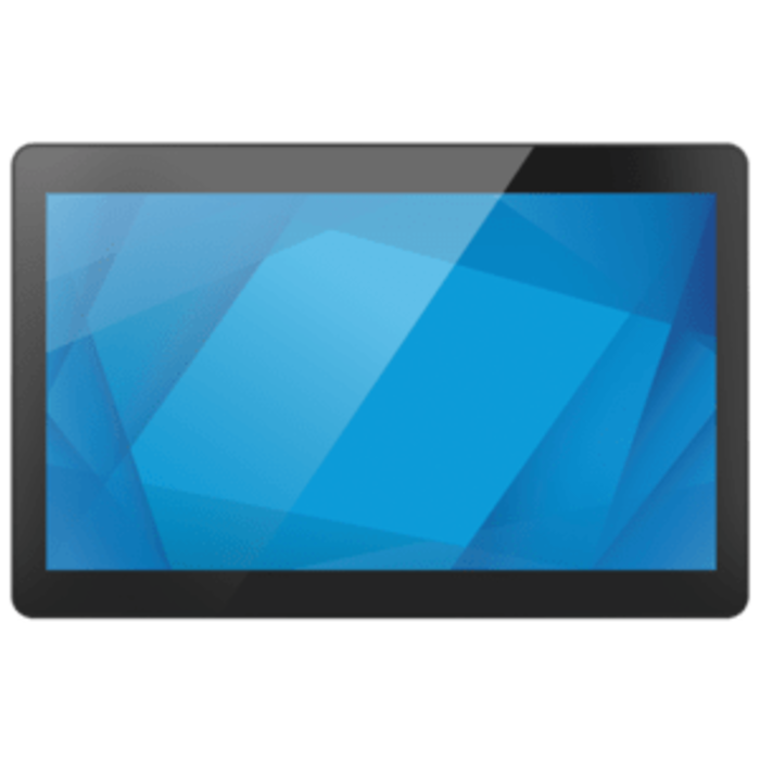 ELO Elo I-Series 3.0, 39.6 cm (15.6''), Projected Capacitive, USB, USB-C, poweredUSB, RS232, BT, Ethernet, WLAN, Intel Core i5, SSD, 10 IoT Enterprise, kabel (RS232), zwart | E701351