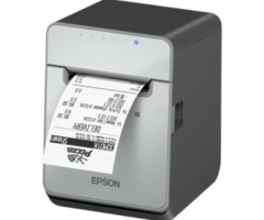 EPSON Epson TM-L100, 8 pts/mm (203 dpi), massicot, sans doublure, USB, Lightning, BT, Ethernet, noir | C31CJ52121A0