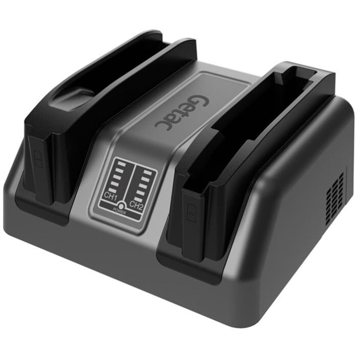 GETAC Cargador de batería Getac de 2 ranuras, UE, 4000 g, Cargador de batería de 2 ranuras