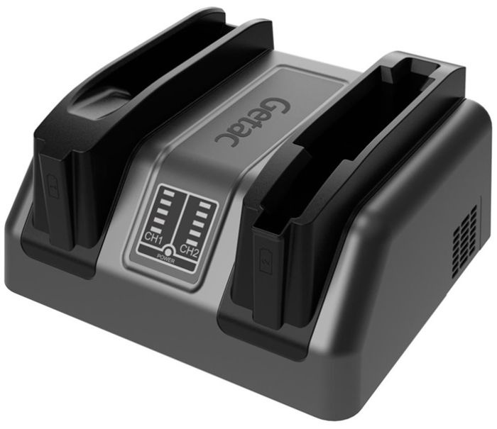 GETAC Cargador de batería Getac de 2 ranuras, UE, 4000 g, Cargador de batería de 2 ranuras