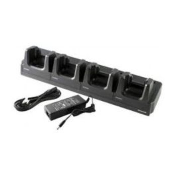 Honeywell Honeywell charging station, 4 slots, fits for: EDA61K, power cord (UK), incl.: power supply