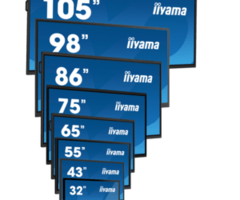 IIYAMA iiyama ProLite IDS, 24/7, 4K, USB, RS232, Ethernet, Wi-Fi, Android, kit (RS232), black | LH5075UHS-B1AG