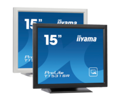 IIYAMA iiyama ProLite T1521MSC-B2, 38,1 cm (15''), pantalla capacitiva proyectada, 10 TP, cable (USB), negro | T1521MSC-B2