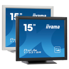 iiyama ProLite T1521MSC-B2, 38,1 cm (15''), capacitif projeté, 10 TP, kit (USB), noir | T1521MSC-B2