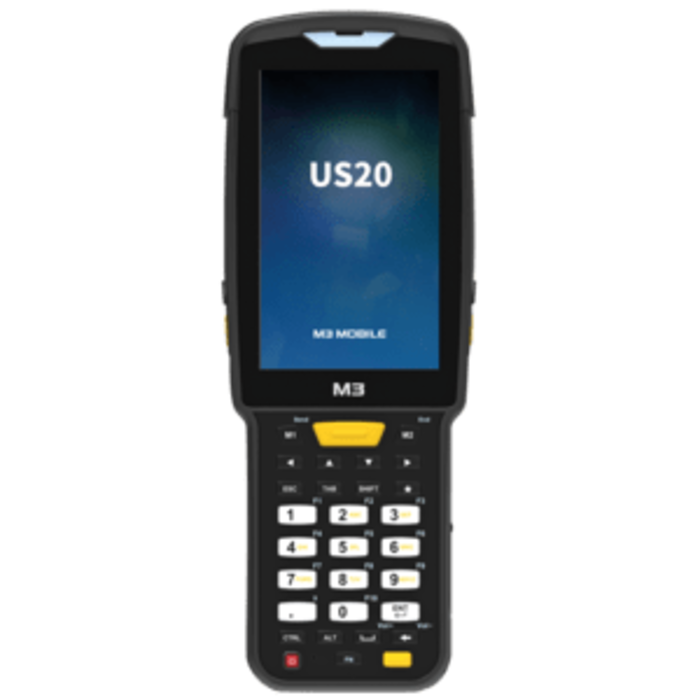 M3 M3 Mobile US20W, 2D, SE4750, 10,5 cm (4''), Func. Numérique, BT, Wi-Fi, NFC, Android | S20W0C-Q3CWEE-HF