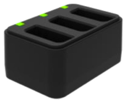 M3 M3 Mobile, Batterieladegerät, 3-Slot, USB-C