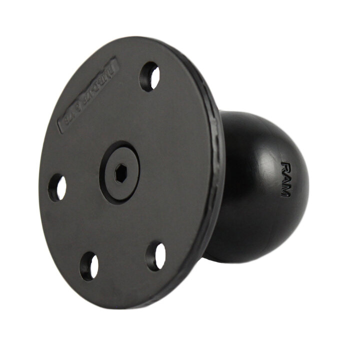 RAM MOUNT Placa base redonda para montaje RAM | RAM-D-202U-IN1