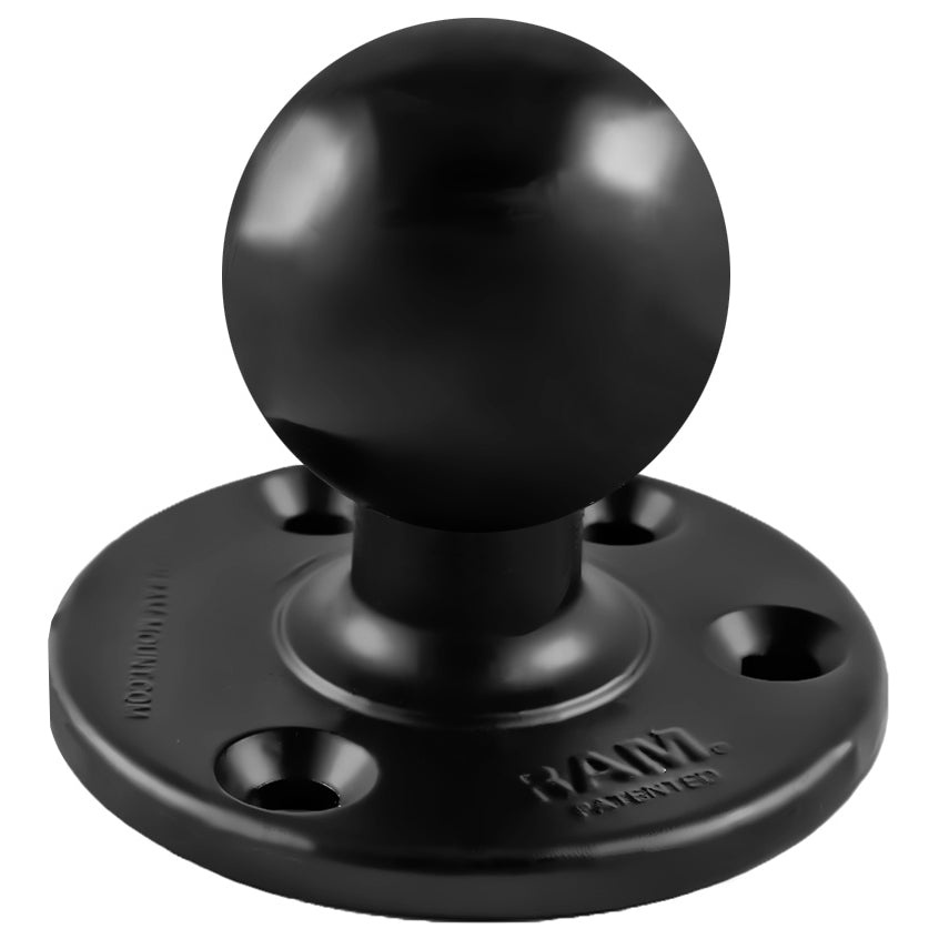 RAM MOUNT Placa base redonda para montaje RAM | RAM-D-202U-IN1