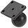 RAM Mounts Rectangular Base Plate, 90 g, RAM Mounts Rectangular Base Plate (AMPS) - C-Ball