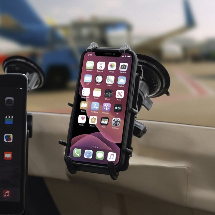 RAM Mounts Suction Cup with Diamond Base Plate | RAP-B-224-1U