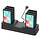 RAM Mounts 6-Way Desktop Charging Dock, RAM Mounts 6-Way Desktop Charging Dock for Samsung