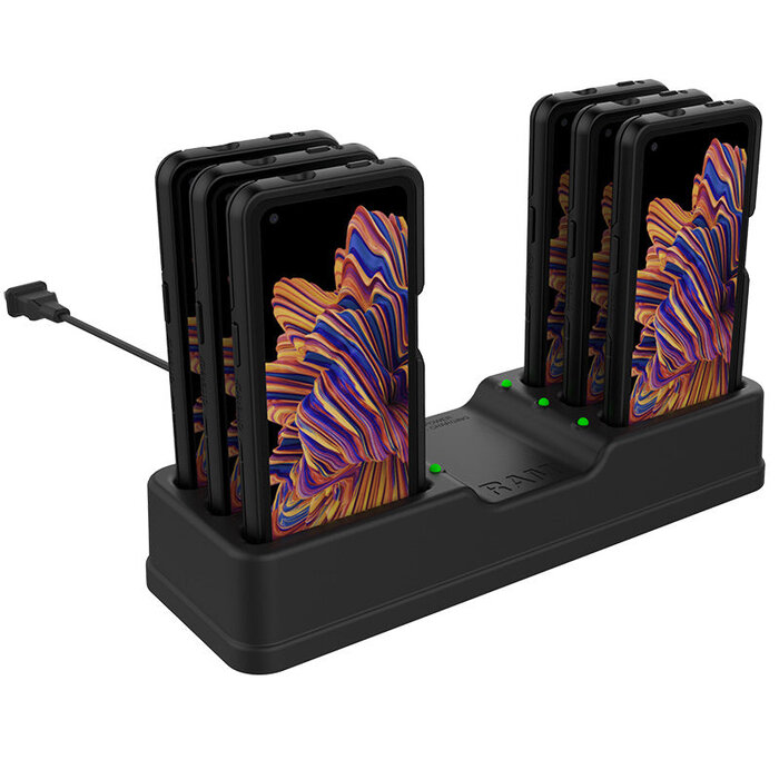 RAM MOUNT RAM Mounts 6-Wege-Desktop-Ladestation | RAM-DOCK-6G-SAM59P-OT1U