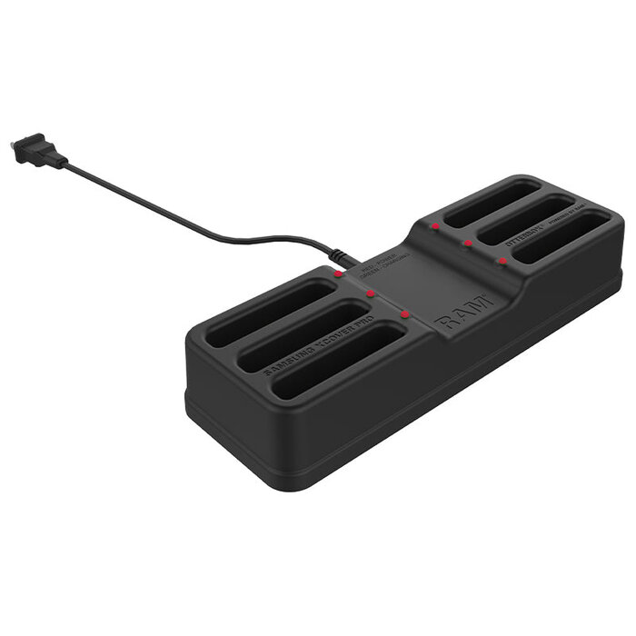Estación de carga de escritorio RAM Mounts de 6 vías | RAM-DOCK-6G-SAM59P-OT1U