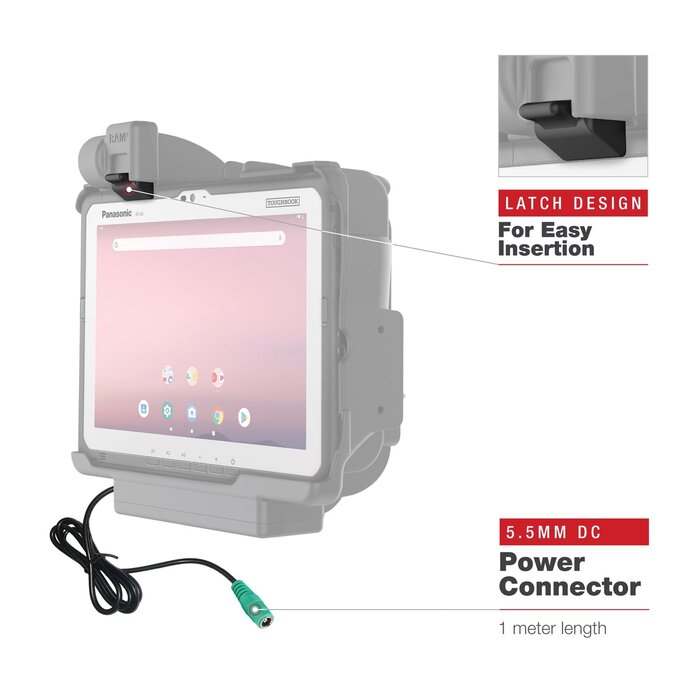 Soporte de montaje de ajuste a la forma de RAM Mounts | RAM-HOL-PAN16PU