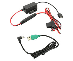 RAM MOUNT RAM monte le module d'alimentation GDS, câble USB-A avec prise jack 90°