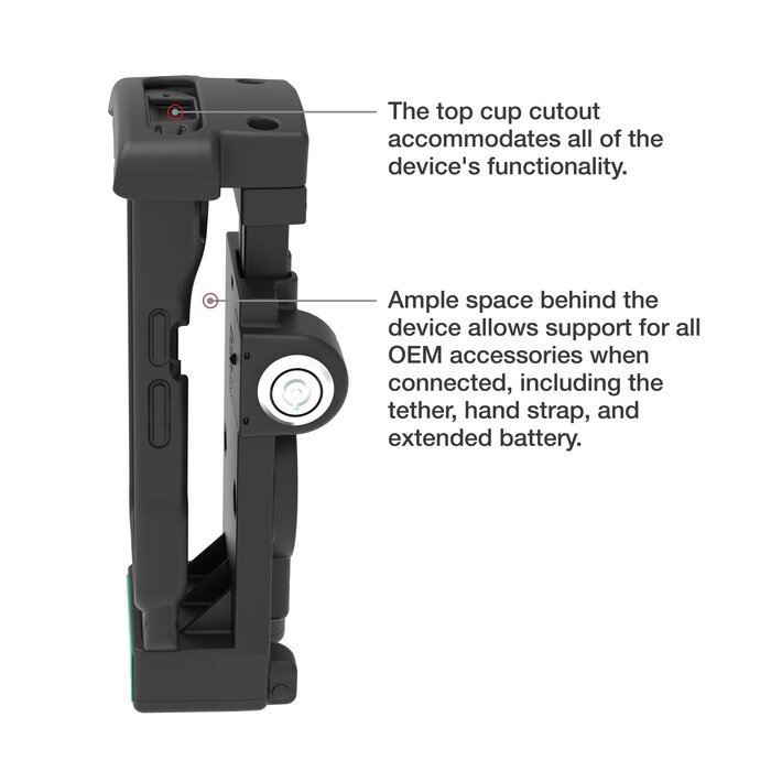 RAM Mounts GDS Charging Cradle | RAM-GDS-DOCKL-V12-ZE2434CPU