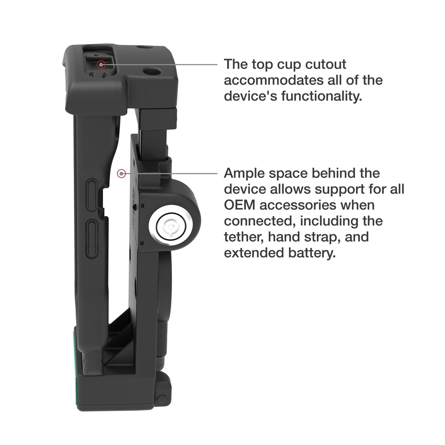 RAM MOUNT RAM Mounts GDS-Ladestation, 2-Loch-AMPS-Halterung, 368 g, USB-C