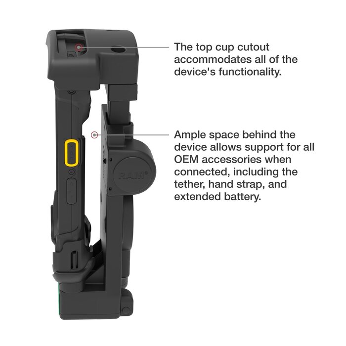 RAM MOUNT Base de carga RAM Mounts GDS | RAM-GDS-DOCK-V12-ZE35CPU