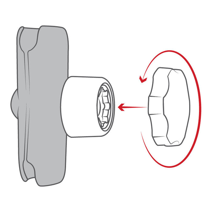 RAM MOUNT RAM Mounts Pin-Lock | RAP-S-KNOB5U