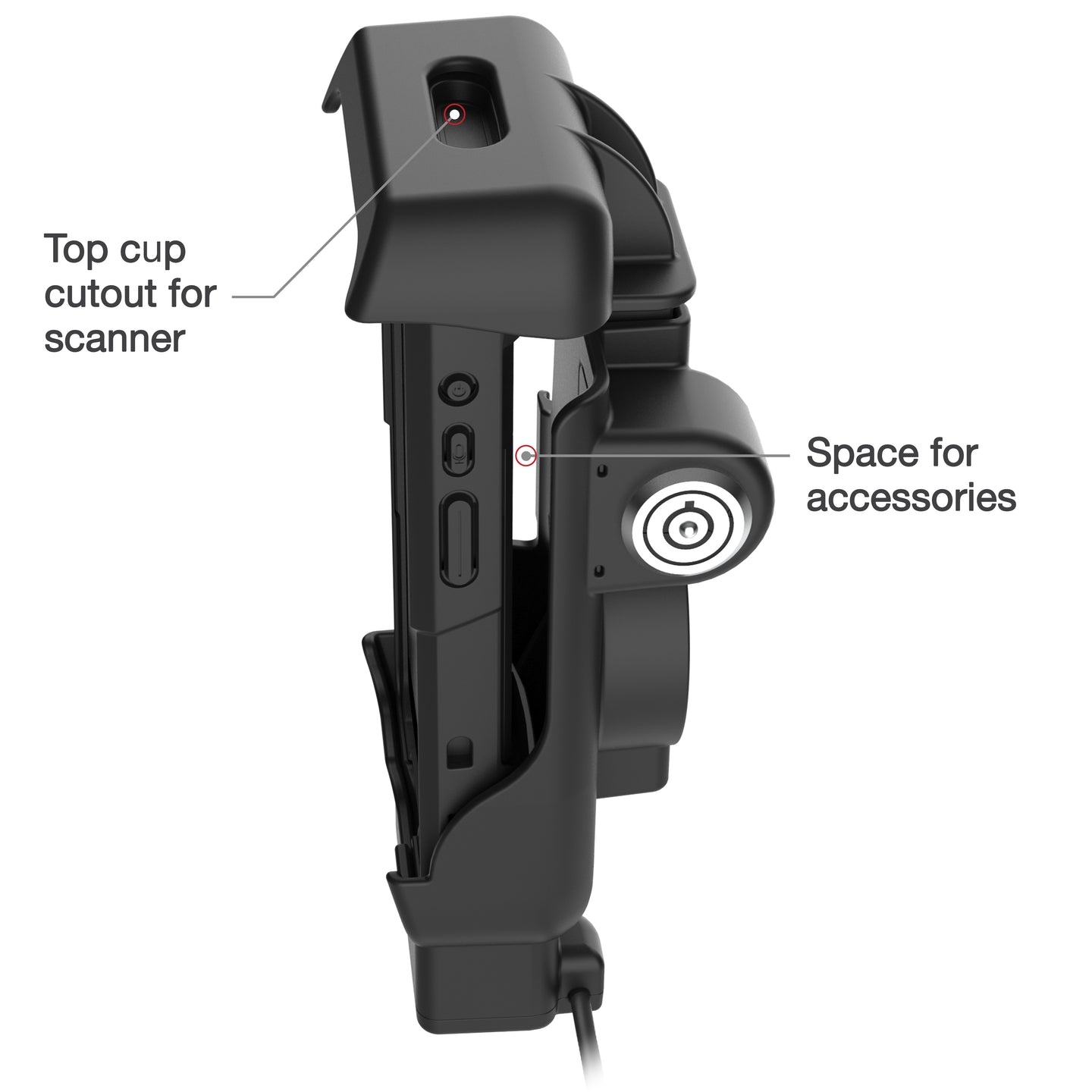 RAM MOUNT RAM Mounts Ladestation, 2-Loch-AMPS-Halterung, 443 g, USB-A