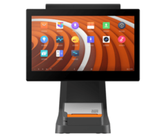 SUNMI SUNMI D2s PLUS, 39,6 cm (15,6''), Projected Capacitive, Full HD, CD, USB, RS232, BT (5.0), Ethernet, Wi-Fi, Android, schwarz | P01214109