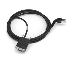 Zebra Zebra connection cable, RS232, Connection cable RS232, length: 2.1 m, angled