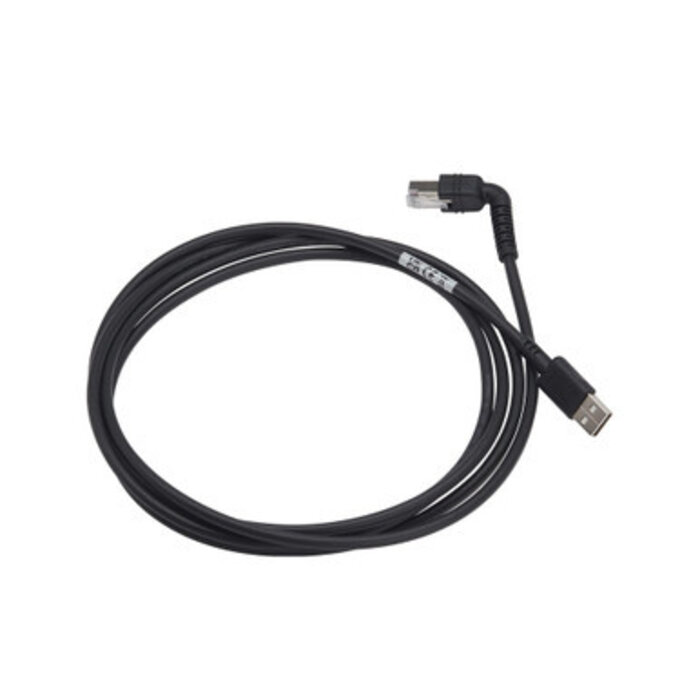 Zebra Cable de conexión Zebra, USB, en ángulo | CBL-U20755-01