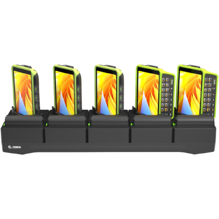 Zebra Base Ethernet Zebra de 5 ranuras | CRD-WT64-5S5BE-01