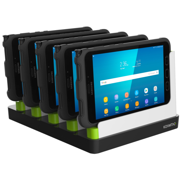 KOAMTAC Estación de carga KOAMTAC, 5 ranuras, 42 kg, lo que la hace compatible con la Tab Active4 Pro