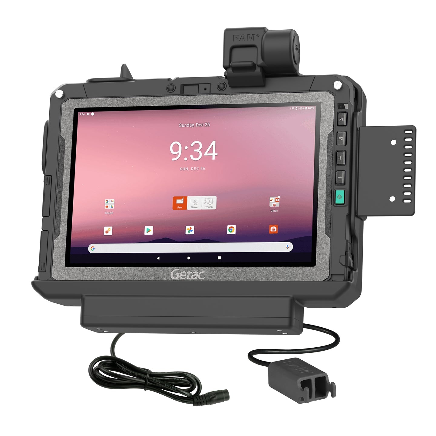 RAM MOUNT Estación de acoplamiento de montaje en superficie RAM Mounts | RAM-HOL-GE4PD2U